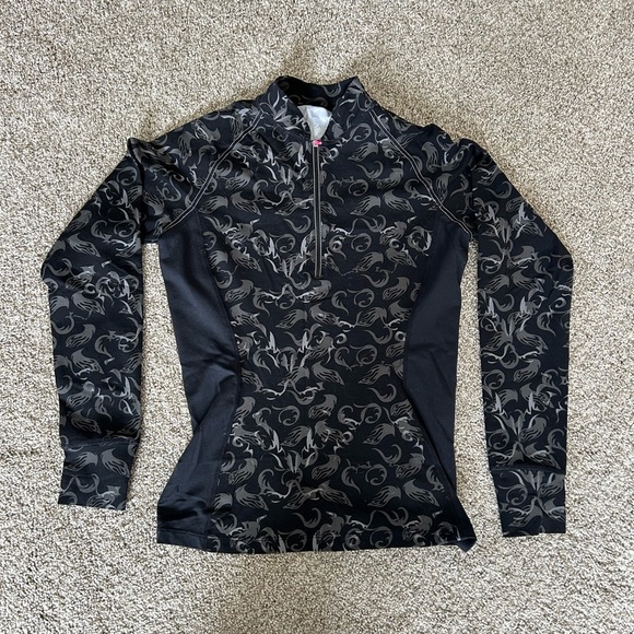 Skirt Sports 1/4 zip pullover athletic top. Thick. Designed in Boulder CO. EUC - Picture 1 of 11